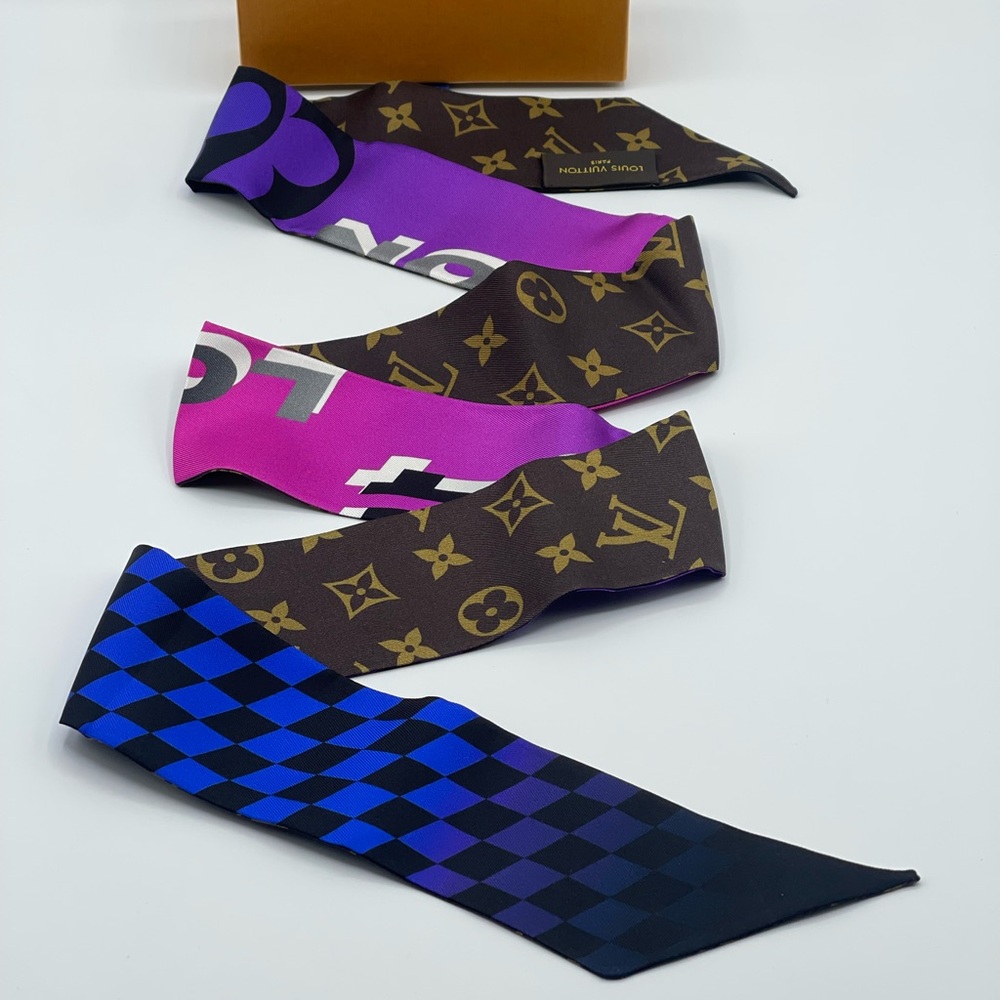 Louis Vuitton Race Cruise Collection Runway Bandeau Neckerchief Scarf Wrap Rare - Picture 7 of 14